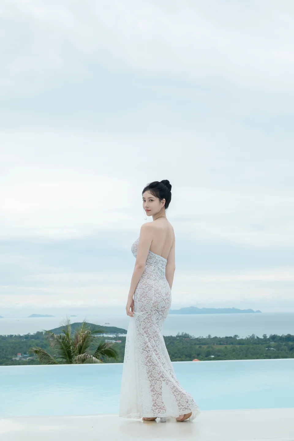 年年 - 白色连衣裙 [73P-314MB] tg@simisebaisi 【丝足阁】026.webp